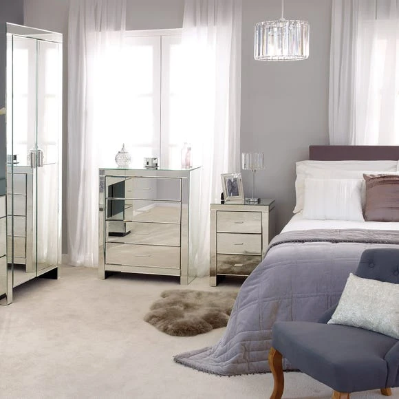 Discount ✨ Dunelm Venetian 4 Drawer Chest, Mirrored ???? - Image 3