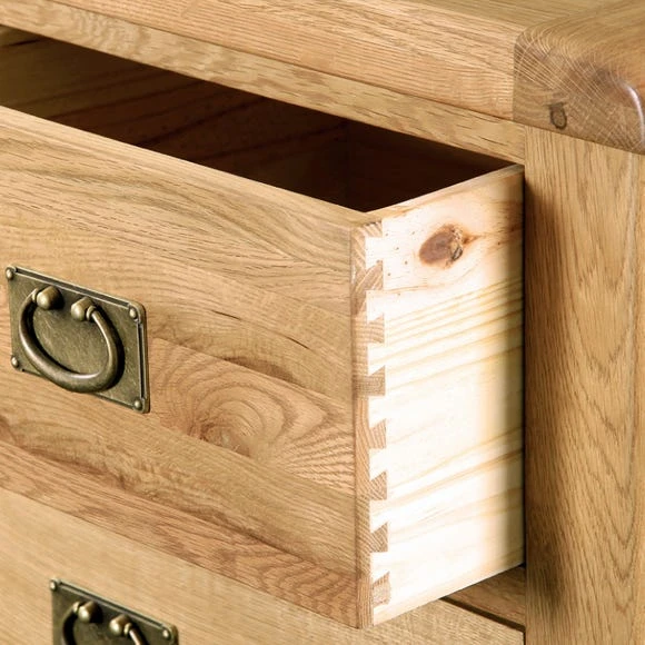 Budget ⭐ Dunelm Aylesbury 5 Drawer Chest, Oak ???? - Image 3