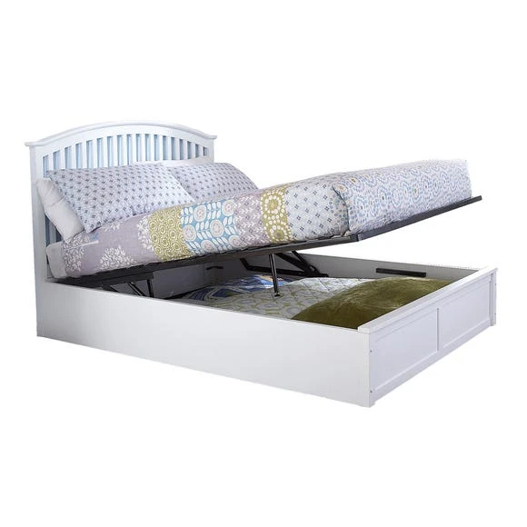 Cheap ???? GFW Madrid White Ottoman Bed ⭐ - Image 2
