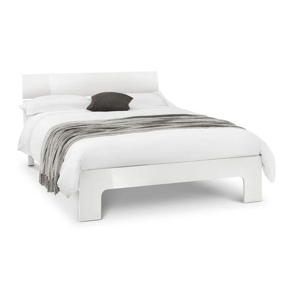 Cheap ???? Julian Bowen Manhattan High Gloss Bed Frame ???? - Image 2