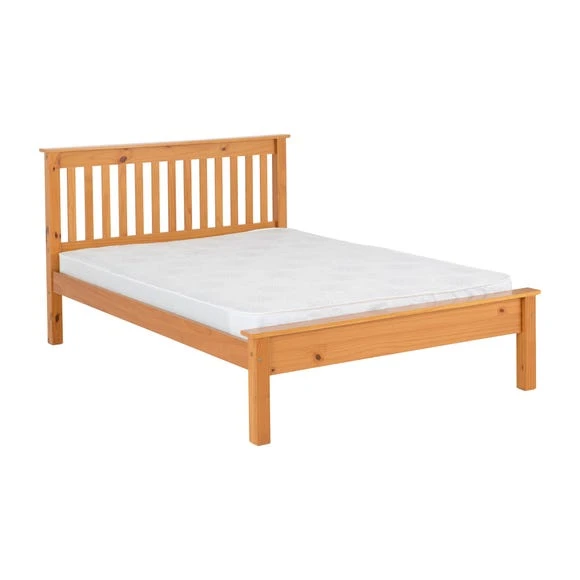Coupon ???? Seconique Monaco Pine Low Foot End Bed Frame ???? - Image 2