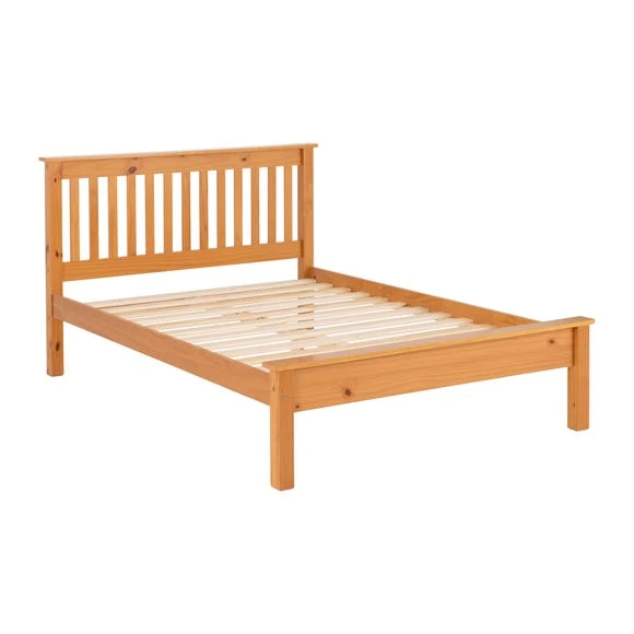 Coupon ???? Seconique Monaco Pine Low Foot End Bed Frame ???? - Image 3
