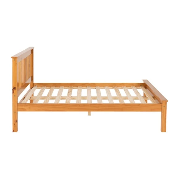 Coupon ???? Seconique Monaco Pine Low Foot End Bed Frame ???? - Image 4