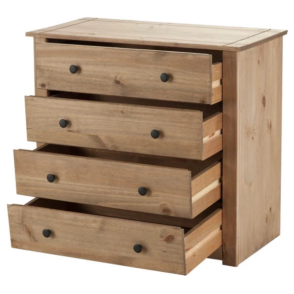 Best Sale ???? Seconique Panama 4 Drawer Chest, Pine ???? - Image 2