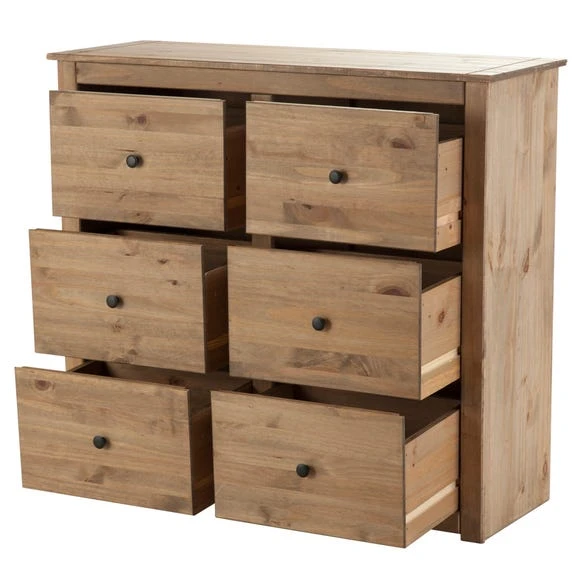 Wholesale ???? Seconique Panama 6 Drawer Chest, Pine ???? - Image 2