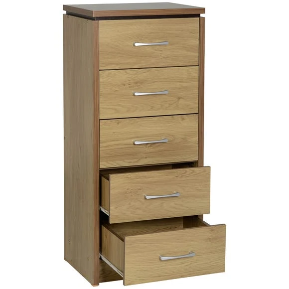 Best deal ???? Seconique Charles Slim 5 Drawer Chest ✔️ - Image 2