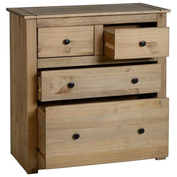 Hot Sale ⌛ Seconique Panama 4 Drawer Chest, Pine ???? - Image 2