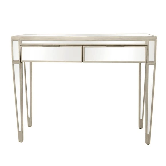 Discount ???? Dunelm Fitzgerald 2 Drawer ???? Dressing Table, Mirrored ???? - Image 2