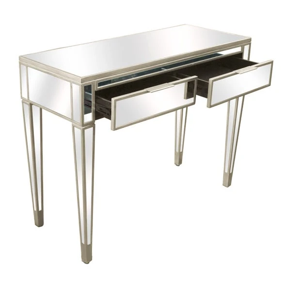 Discount ???? Dunelm Fitzgerald 2 Drawer ???? Dressing Table, Mirrored ???? - Image 3