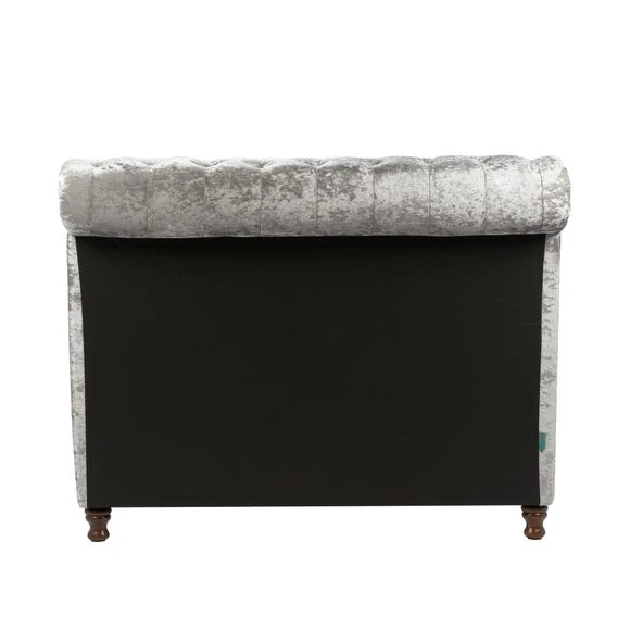 Budget ???? Birlea Castello Steel Sleigh Fabric Bed Frame ❤️ - Image 6