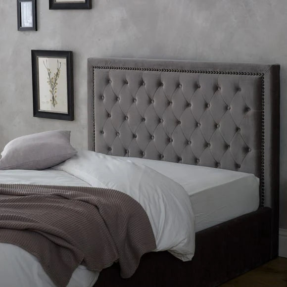 Outlet ???? Limelight Rhea Silver Upholstered Ottoman Bed ???? - Image 5