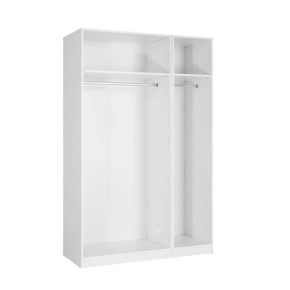 Deals ✔️ Harmony Angel Triple Wardrobe, White High Gloss & Mirrored ✨ - Image 2
