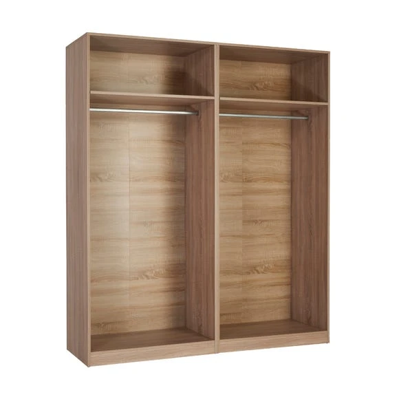 Top 10 ???? Harmony Holborn 4 Door Wardrobe, Natural & Mirrored ✔️ - Image 2