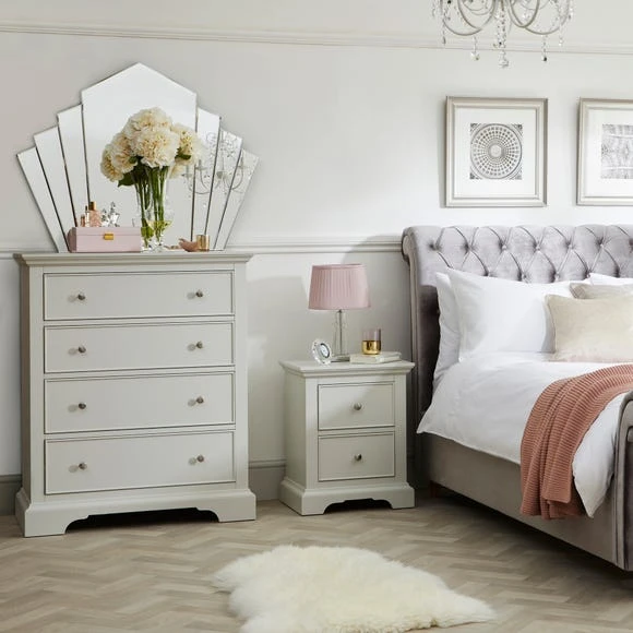 Discount ???? Dunelm Charlotte Double 1 Drawer Wardrobe, Ivory ✨ - Image 2