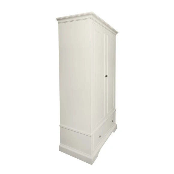 Discount ???? Dunelm Charlotte Double 1 Drawer Wardrobe, Ivory ✨ - Image 4