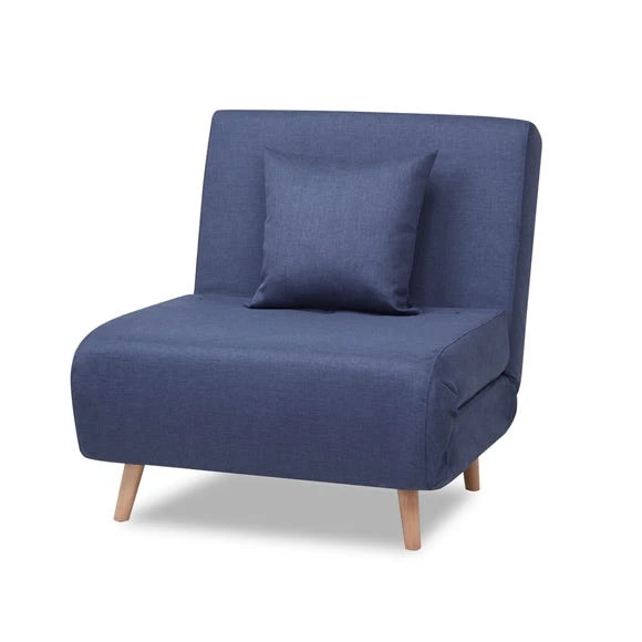 Buy ???? Leader Lifestyle Macy Fabric Blue Chair Bed ???? - Image 2