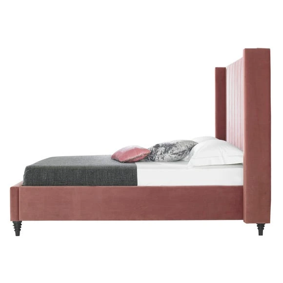 Best Sale ???? Hyder Living Turin Contemporary Blush Bed Frame ❤️ - Image 4