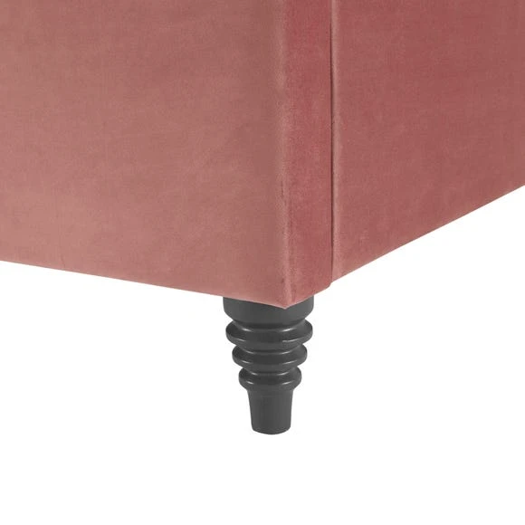 Best Sale ???? Hyder Living Turin Contemporary Blush Bed Frame ❤️ - Image 6