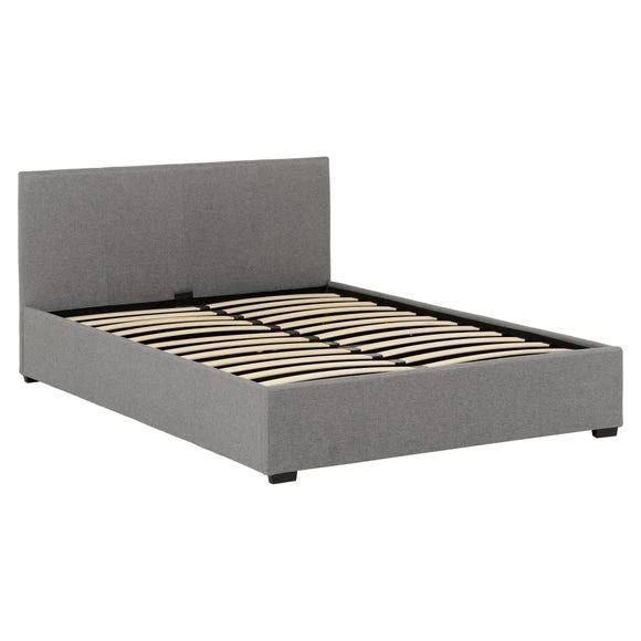 Cheap ???? Seconique Waverley Grey Linen Ottoman Bed ???? - Image 4