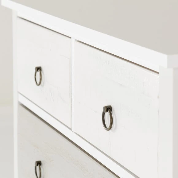 Top 10 ???? Seconique Vermount 5 Drawer Chest, White ???? - Image 5