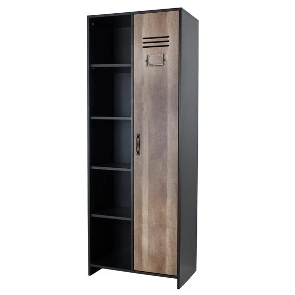 Discount ⌛ Lloyd Pascal Single Wardrobe with Side Shelves, Black ???? - Image 2