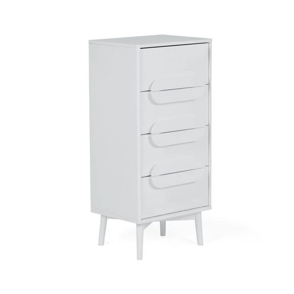 Coupon ???? Elements Anders Tall 4 Drawer Chest, White ⭐ - Image 3