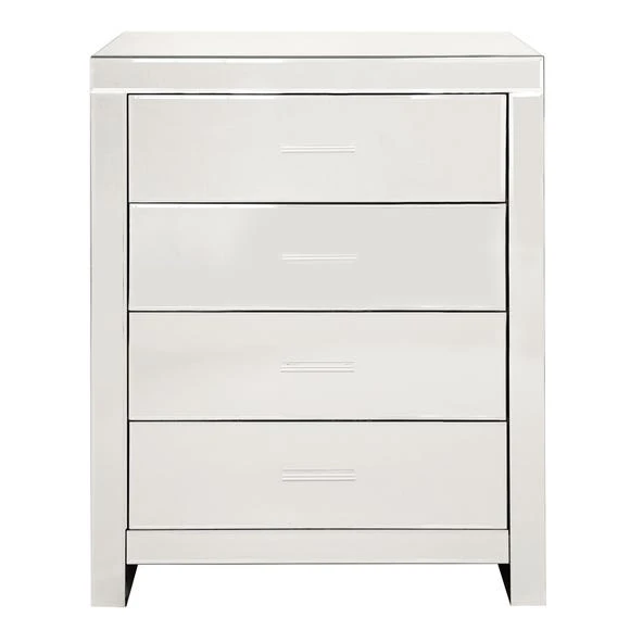 Discount ✨ Dunelm Venetian 4 Drawer Chest, Mirrored ????