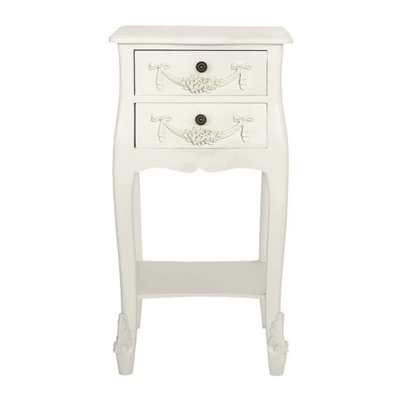 New ⌛ Dunelm Toulouse 2 Drawer Bedside Table ????
