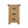 Cheapest ???? Dunelm Aylesbury Wide 3 Drawer Bedside Table, Oak ❤️