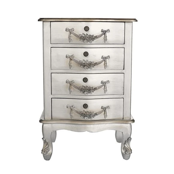 Promo ⭐ Dunelm Toulouse 4 Drawer Bedside Table ????