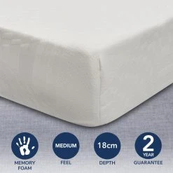 Outlet ???? Comfortzone Comfortzone Memory Foam Medium Rolled Mattress ????