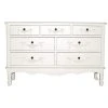 Cheapest ???? Dunelm Toulouse 7 Drawer Chest, Ivory & Pine ????