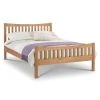 Best Sale ???? Julian Bowen Bergamo Solid Oak Bedstead ⭐