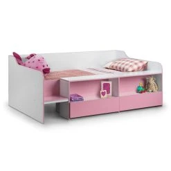 Discount ???? Julian Bowen Stella Pink Low Sleeper Bedstead ????