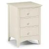 Cheapest ???? Julian Bowen Cameo 3 Drawer Bedside Table, Stone White & Pine ????