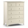 Best Sale ???? Julian Bowen Cameo 6 Drawer Chest, Stone White & Pine ✨