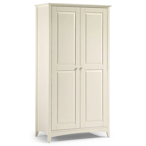 Outlet ???? Julian Bowen Cameo Double Wardrobe, White & Pine ⭐