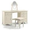 Cheapest ???? Julian Bowen Cameo 5 Drawer ???? Dressing Table, Stone White & Pine ????