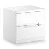 Wholesale ???? Julian Bowen Manhattan 2 Drawer Bedside Table, White ????