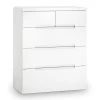 Best reviews of ???? Julian Bowen Manhattan 5 Drawer Chest, White ????