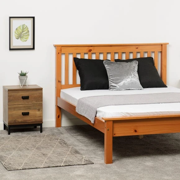 Coupon ???? Seconique Monaco Pine Low Foot End Bed Frame ????