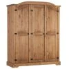 Wholesale ???? Seconique Corona Triple Wardrobe, Pine ????