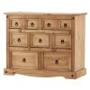 New ???? Seconique Corona 9 Drawer Chest, Pine ✔️