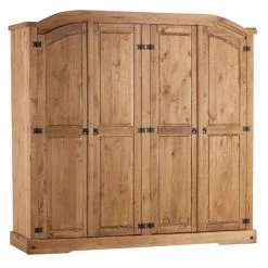 Best reviews of ???? Seconique Corona 4 Door Wardrobe, Pine ????