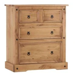 Best Sale ???? Seconique Corona 4 Drawer Chest, Pine ????