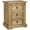 Best deal ???? Seconique Premiere Corona 3 Drawer Bedside Table, Pine ⌛