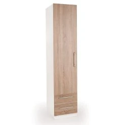 Promo ???? Harmony Euston Single 2 Drawer Wardrobe, White ????
