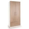Best Sale ???? Harmony Euston Double 2 Drawer Wardrobe, White ????