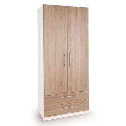 Best Sale ???? Harmony Euston Double 2 Drawer Wardrobe, White ????