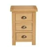 Discount ???? Dunelm Sherbourne 3 Drawer Bedside Table, Oak ????